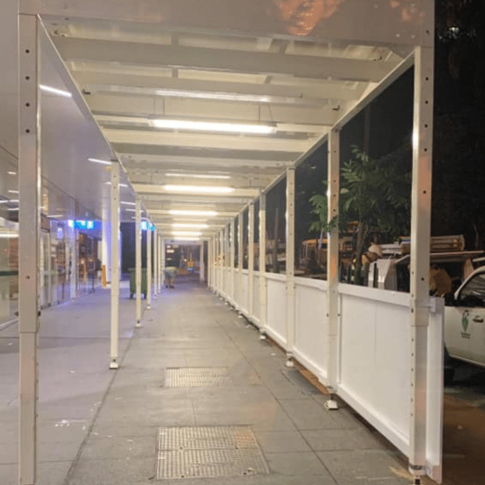 Guardian Gantry Hire pedestrian protection gantry